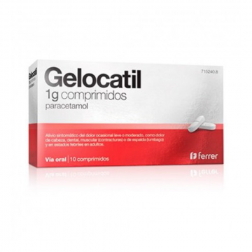 GELOCATIL 1G 10 COMPRIMIDOS